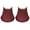 Burgundy, variant on Urbanest Half Chandelier Shade, 2.5″ Top × 5″ Bottom × 5″ Slant Height – Replacement Lamp Shades for Chandelier, Pendant Light, Wall Sconce & Small Table Lamp, 2-Piece, Cream