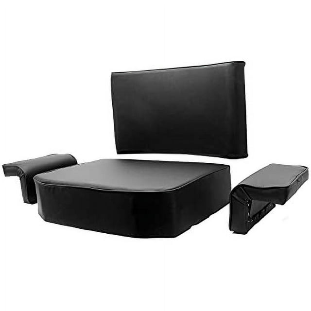 HECASA Ensemble de Coussins de Siège Compatible avec John Deere Crawler Dozer 420 430 440 1010 2010 Dossier, Bas et Accoudoirs
