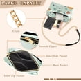 thumbnail image 3 of FORMRS Women Crossbody Purse with Chain Strap Vegan Leather Shoulder Handbag, Space Patterns, 3 of 7