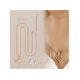 thumbnail image 2 of Joyeria Mujer De Plata 925 Collares Rosas Dijes Xtellar dorado, 2 of 4