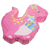 PTOOTP Pink Dinosaur Pinata Decorative Hanging Pinata for Party Fun and Candy Game