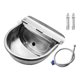 thumbnail image 2 of Greeniant Tanque de agua potable con bola flotante - Posicionamiento constante del agua Tazón de agua de cabra Niu estable y seguro Suministros de alimentación y agua para mascotas sin pozos de agua, 2 of 6