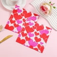 thumbnail image 1 of Valentines Day Disposable Paper Napkins | Festive Decorative Multicolor Patterns | , Absorbent, Durable | Tableware Wrapper & Decoupage | 5 Pack 100 Sheets, 1 of 7