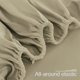thumbnail image 4 of 110GSM Brushed Microfiber Fitted Wrinkle & ,Breathable & Soft, 16" Deep Full Khaki Unique Bargains Sábana Bajera, 4 of 6