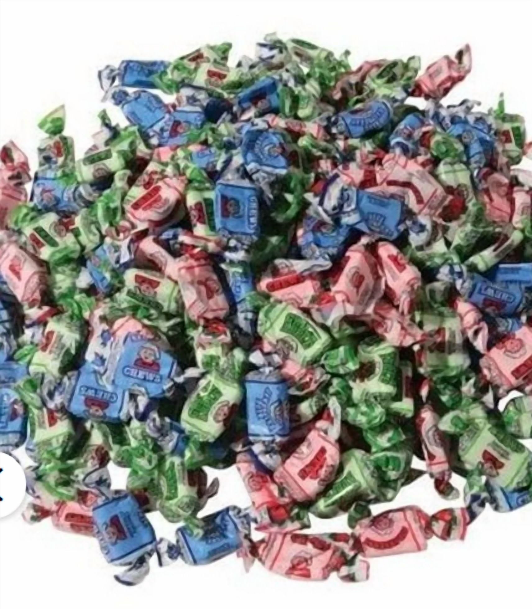 1x Bag Alberts Sour Fruit Chews Assorted Flavors - 240 Candies Per Bag
