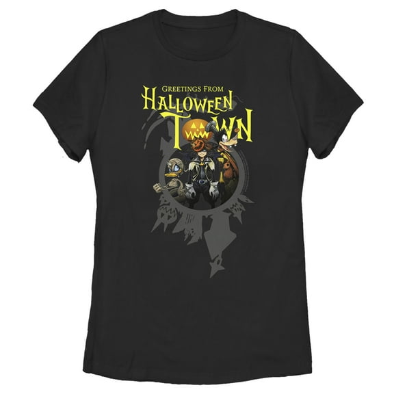 Women's Kingdom Hearts 1 Costume Party Graphic Tee Black 2X Large