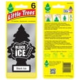 thumbnail image 3 of LITTLE TREES Car Air Freshener I Hanging Tree Provides Long Lasting Scent for Auto or Home I Black Ice, 24 count, (4) 6-packs, 3 of 3