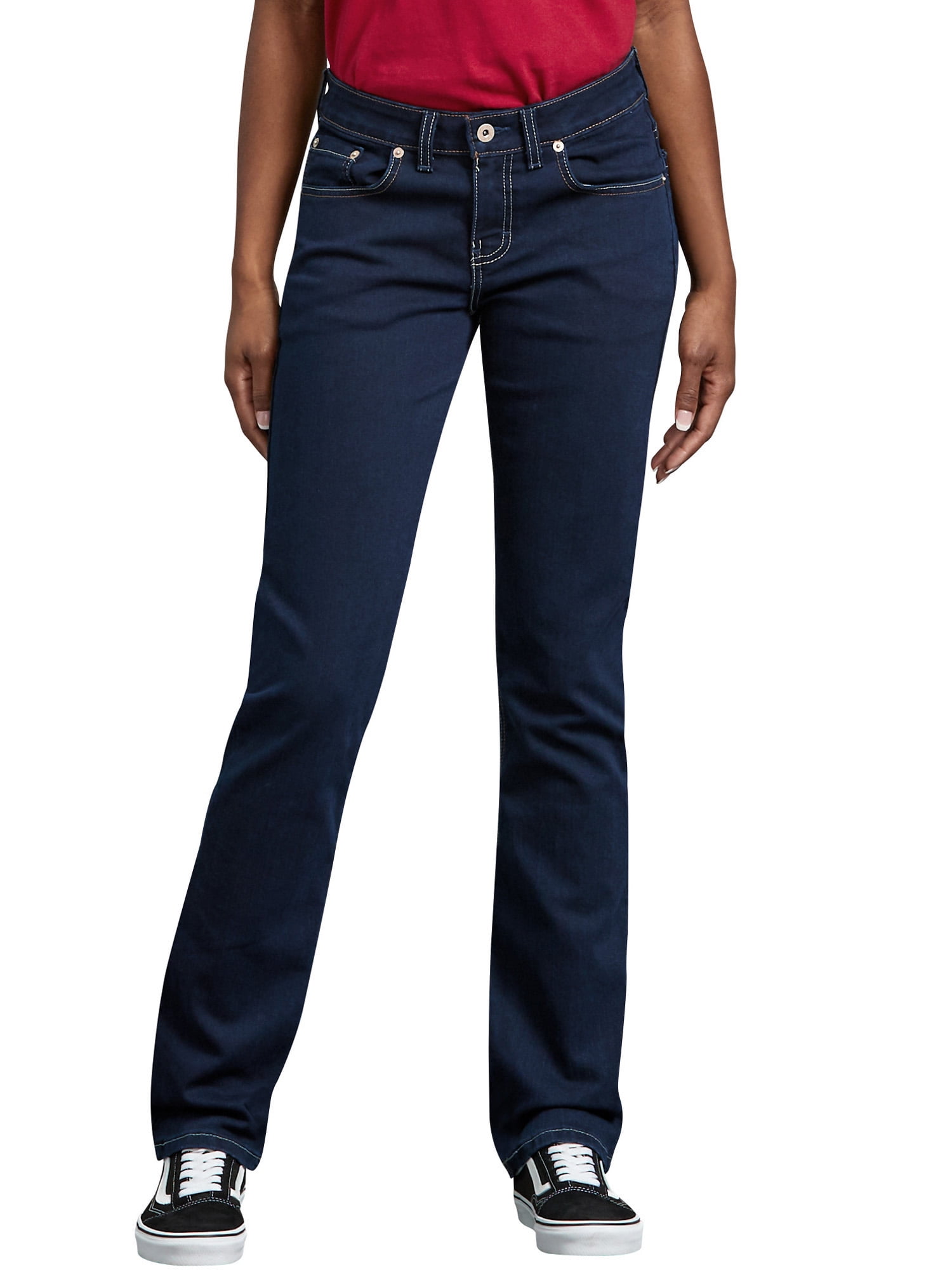 dickies slim straight black