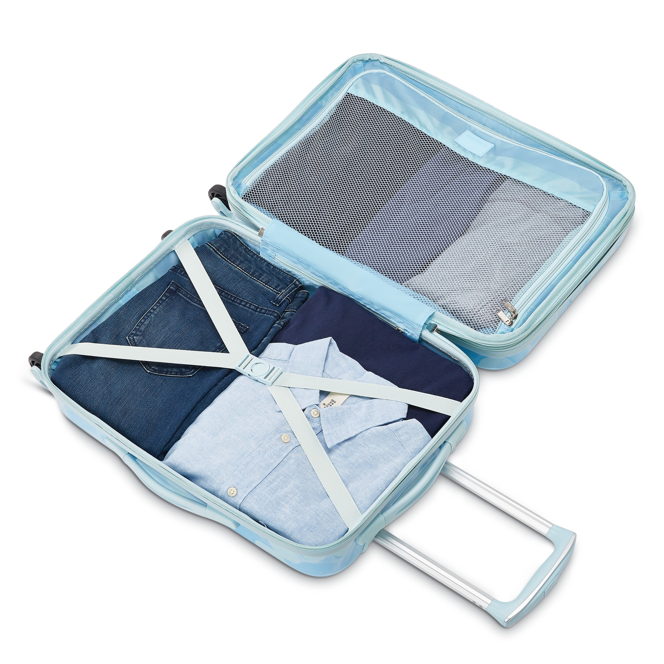American Tourister Arabella Hardside Carry On Luggage with Spinner Wheels - Mermaid