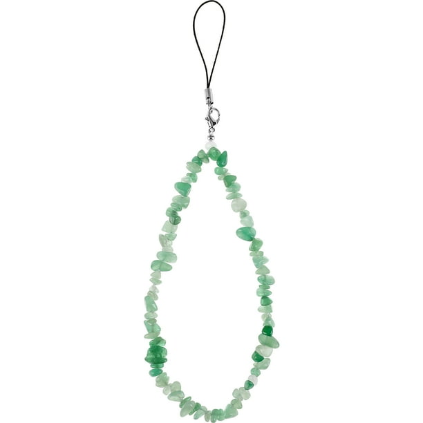 BRIGHTFUFU Crystal Piedras celular Cordete de la muñeca Cordete de muñeca Cuerpa de cadena telefónica decorativa con cuentas para mujeres