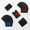 thumbnail image 2 of yeacher Cartes à Poker en PVC Écoresponsables et Imperméables - Durables, Inaltérables et Parfaites pour le Plaisir en Famille, Design Bleu et Argent, 2 of 4