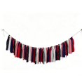 thumbnail image 2 of Patriotic Door Wall Decorations Outdoor Indoor, Nylon Red White Blue Stripe Banner for Yard Garden Porch, Independence Day Hanging Sign, Reusable Stars and Stripes Holiday Party Festive Ornament, 2 of 6
