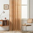 thumbnail image 4 of Municipal 1 Panel Boho Curtains for Living Room Floral Printed Curtain Panels for Dining Room Bedroom Rod Pocket Half Light Blocking Tassel Window Drapes for Sliding Glass Door W59 X L86 Inch, 4 of 5