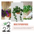 thumbnail image 3 of unbranded 1Jgo Gancho De Negro Para Plantas Con Tornillos Para Interior Y Exterior Resistente Y, 3 of 7