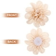 thumbnail image 3 of BESTYASH Beige Chiffon Rose Brooch Pin for Decor Elegance and Fashion, 3 of 8