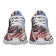 thumbnail image 5 of Horse American flag Print Sneakers Lightweight Comfortable Running Shoes for Men Women White Size 8.5, 5 of 7