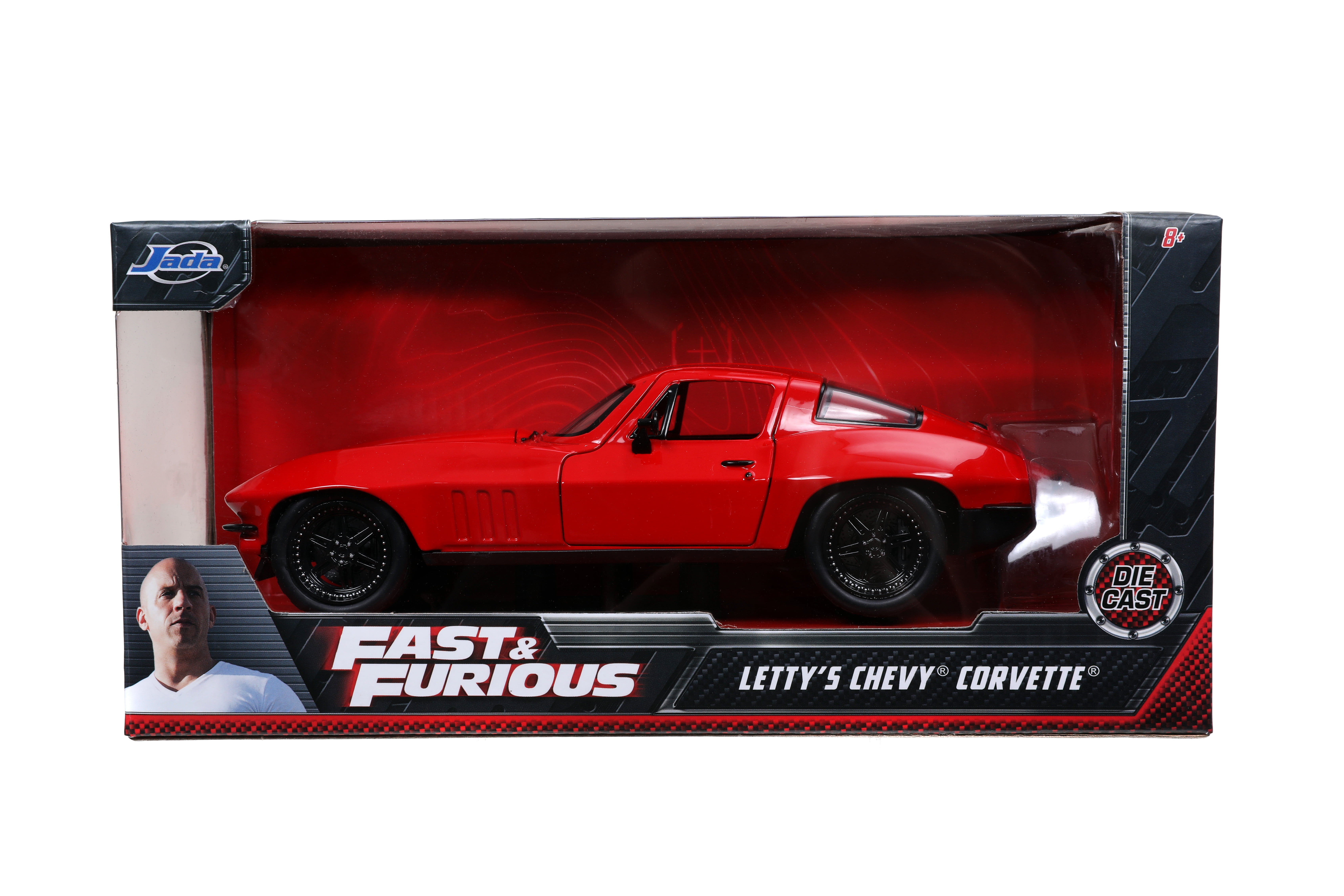 Fast & Furious 1:24 Letty's 1966 Chevy Corvette Die-cast Car Play