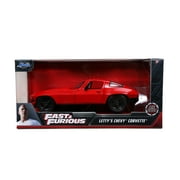 Fast & Furious 1:24 Lettys 1966 Chevy Corvette Die-cast Car Play Vehicles