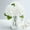 White, variant on 4Pcs Real Touch Hydrangea Artificial Flowers, Green & White Fake Hydrangea Flowers, 21" Lifelike Latex Faux Hydrangea Flowers for Wedding Bouquet Home Decor Centerpieces