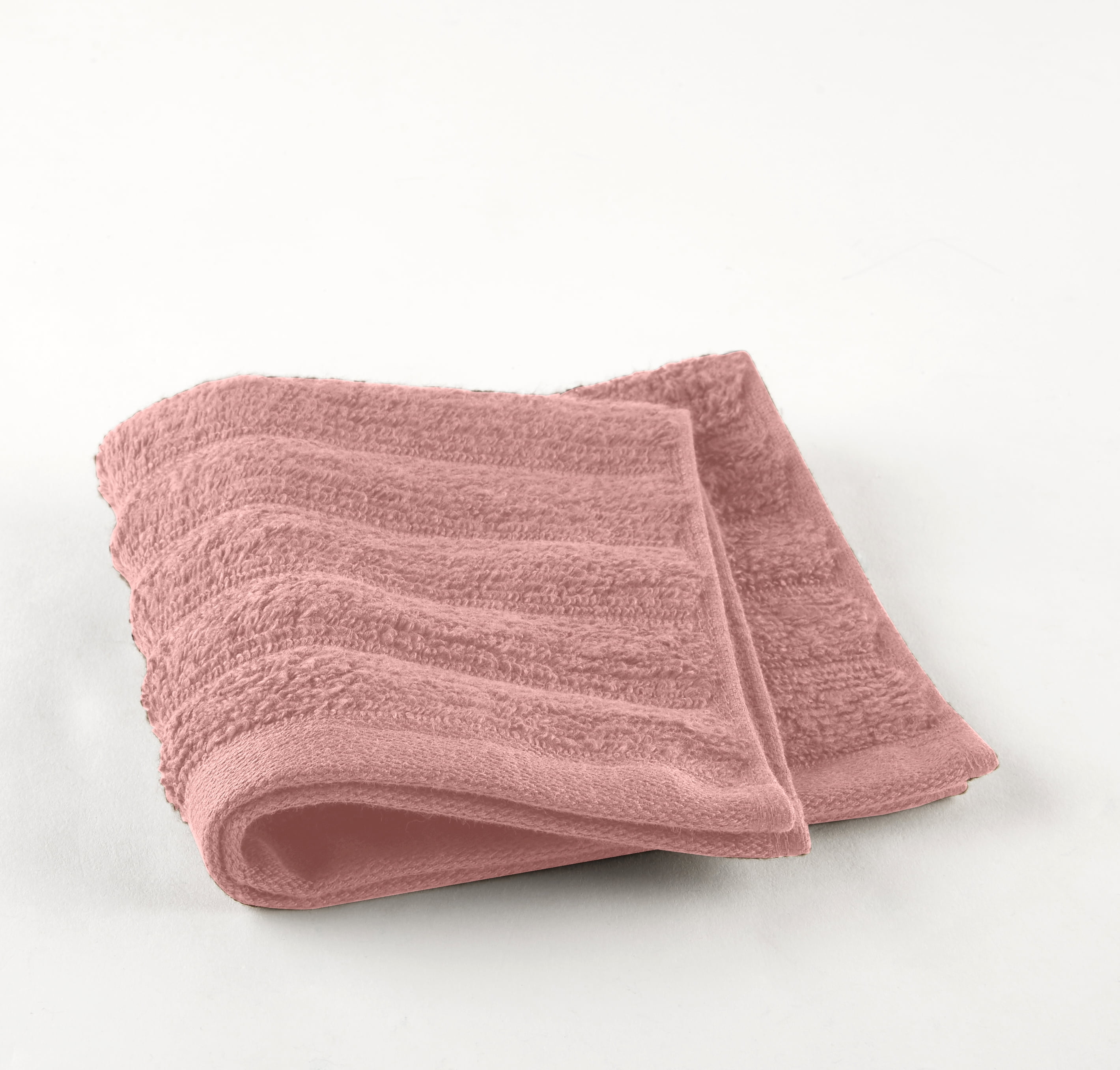 Mainstays Performance Textured Washcloth Dusty Rose