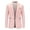 Pink, variant on Men's Blazer Long-Sleeve Classic Button-Front Stretch Blazer Jacket Vintage One Button Suit Jacket formal Blazer(Pink,Medium)