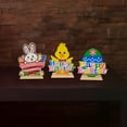 thumbnail image 4 of Wovilon Centerpiece Table Decorations Table Decorations For Living Room 2022 Easter Crafts Bunny Wooden Decorations Desktop Decorations Bunny Party Crafts Decorations, 4 of 5