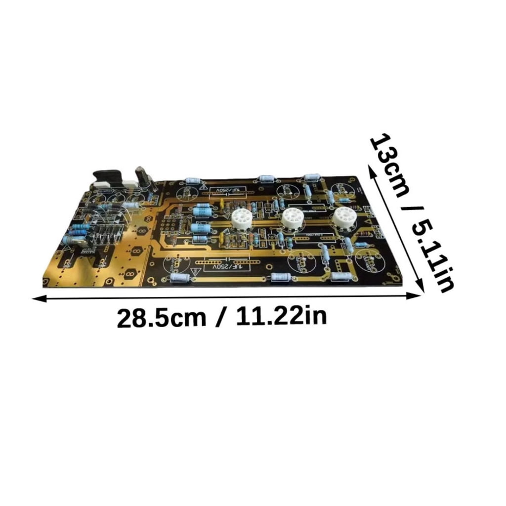 BQBQERT Sound 834MM Tube Phono Amplifier Stereo 20W Output Dynamic Capacitor Easy Maintenance