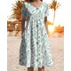 thumbnail image 4 of Vestido Medlor para mujer, bohemio, manga corta, estampado floral 2025, 4 of 6