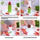 thumbnail image 5 of Toystoory Cortador de frutas, suministros de cocina, utensilios domésticos multiusos de alta eficiencia, divisor de Metal de pepino, trituradora Cocina y Comedor, 5 of 6