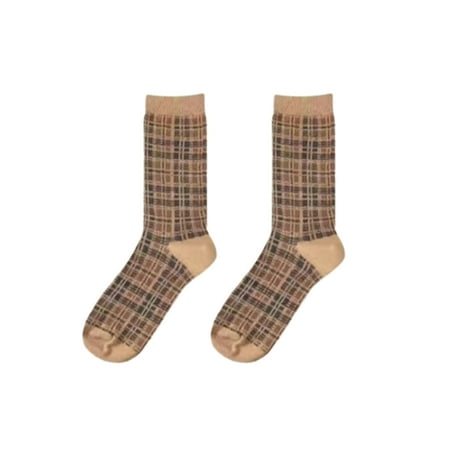 

Women Cute Socks Knitting Fall Winter Warm Thick Cartoon Ankle High White Pair Socks (Wave One Size )