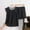Black, variant on Hvot&aat Plus Size Pajamas for Women Summer Ruffles Short Sleeve Tops and Shorts Home Wear Two-Piece