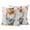 Brown Orange Blue, variant on Palm Trees Outdoor Pillow Covers 20"x12" Set of 2,Waterproof Throw Pillow Covers for Patio Furniture,Green Tropical Plants Summer Forest Scenery Decorative Cushion Pillowcases for Garden Couch Sofa