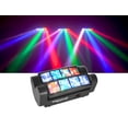 thumbnail image 5 of (4) Rockville Spyder LED Beam Moving Head DMX DJ Party Lights+(2) Tripod Stands, 5 of 16