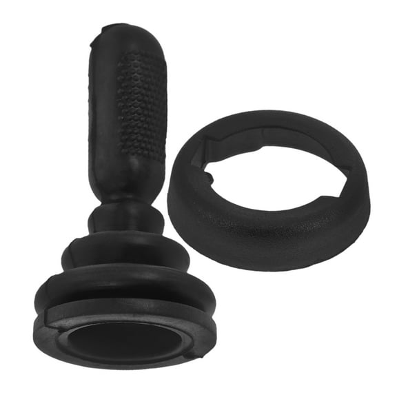 WASHWEPE Door Mirror Adjustment Knob Wing Mirror Knob Black Plastic 1 Set for Driving and Car Parts