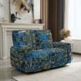 thumbnail image 2 of Yuyamidu Blue Camo Loveseat Recliner Covers 2 Seater Hunting Branch Recliner Loveseat Slipcover with Elastic Edge Washable Furniture Protector, 2 of 8