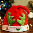 thumbnail image 3 of TERGAYEE Christmas Hat,Soft Plush Xmas Holiday Hat,Fleece Comfort Christmas Hats Extra Thicken Classic Fur for Christmas New Year, 3 of 6