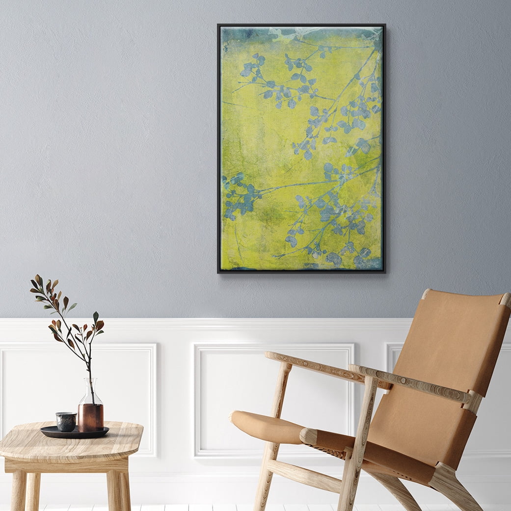 Boundless VIII Framed Premium Gallery Wrapped Canvas - Ready to Hang - 25 x 37 - Black Floating Frame