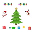 thumbnail image 1 of lionlar Christmas Tree Refrigerator Stickers Funny Kitchen Decor for Family Car Home Style B, 1 of 9