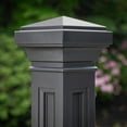 thumbnail image 5 of Step2 Atherton 59" Onyx Black Plastic Mailbox Post Kit, 5 of 26