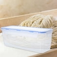 thumbnail image 2 of Raindrops White Airtight Pasta Storage Container with Sealed Lid for Kitchen Pantry Use Large Capacity PP Material, 2 of 8
