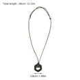 thumbnail image 2 of SHOWERORO Sangle de Lunettes pour Femmes Longueur Réglable Porte-Lunettes Noir PU Lot de 1, 2 of 8