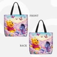thumbnail image 3 of Winnie The Pooh Tote Bag Large for Women Girl Large Capacity Shopping Bags Shoulder Cord Purse with Inner Pocket, 3 of 7
