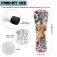 thumbnail image 6 of Yuyamidu Highland Cow Golf Head Cover for Golf Head Boho Flowers Golf Club Head Cover for Driver/Fairway Wood/Hybird Club Protection, PU Leather, 6 of 8