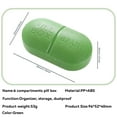 thumbnail image 5 of Wisolt Pill Organizer,6 Compartments,Pill Shape,Moisture Proof,3 Day Pill Box,Green 3 Pcs, 5 of 5