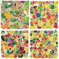 thumbnail image 1 of 250 pegatinas de frutas variadas, maleta con ruedas extraíble impermeable, cuaderno para patinete, pegatinas de plantas verdes, 1 of 2