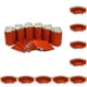 thumbnail image 2 of Advancent Enfriador de latas de cerveza en blanco, cubierta de neopreno plegable para bebidas, copa de fiesta plegable, soporte para bebidas de Color liso, Rojo 10piezas Advancent  CBP585779, 2 of 4