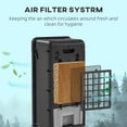 thumbnail image 2 of 32" Evaporative Air Cooler with 3.2 Gal Water Tank, 60° Oscillating, 3-In-1 Ice Cooling Fan, Portable Swamp Cooler with Humidifier, 2 of 10