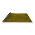 thumbnail image 2 of Ahgly Company Indoor Rectangle Abstract Yellow Modern Area Rugs, 2' x 4', 2 of 4
