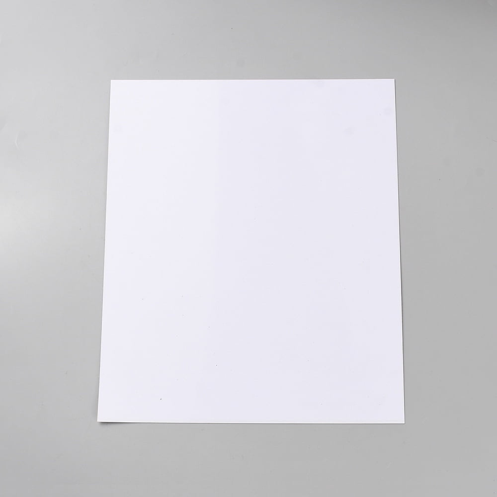 Aluminum Heat Transfer Printing Blank Bndicator Plate White 300x250x0.5mm