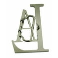 thumbnail image 2 of LA Initials Los Angeles City California USA DIE-CUT Silver Chrome Belt Buckle Rodeo Cowboy Texas Style Metal New, 2 of 2